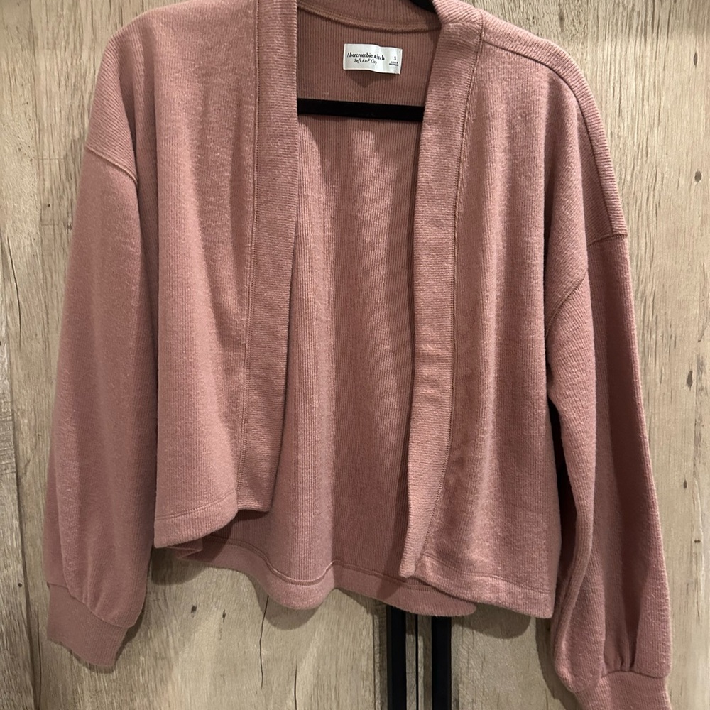 Abercrombie & Fitch Pink Cardigan Sweater